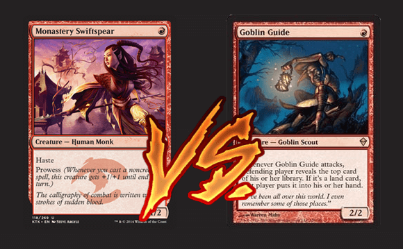 [Versus Cards] – Goblin Guide vs. Monastery Swiftspear